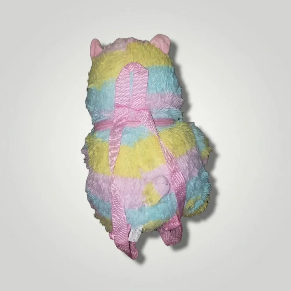 Rainbow lama  Alpaca Plushie Backpack 14